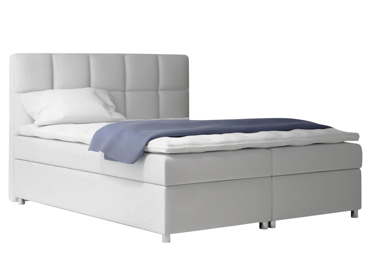 Łóżko Kontynentalne z Wysokim Oparciem AZURO