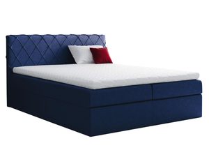 Miniaturka 6 - Modne Łóżka Do Sypialni granatowe białe tło ZENITH