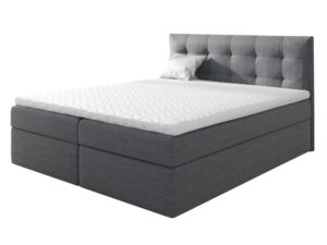 Miniaturka 2 - Łóżko kontynentalne szare białe tło PRINCE 1