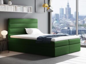 Miniaturka 3 - Wygodne Łóżko do Spania zielone SCARLETT