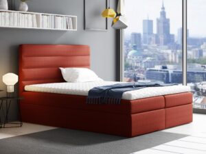 Miniaturka 4 - Wygodne Łóżko do Spania czerwone SCARLETT
