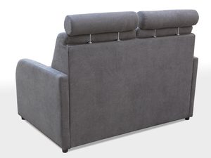 Miniaturka 3 - Mała Sofa do Pokoju szara tył białe tło ASMARA