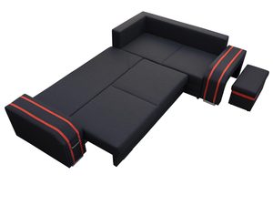 Miniaturka 1 - Narożnik z Barkiem rozłożony widok z góry CLARA