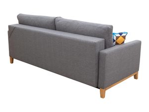 Miniaturka 2 - Sofa do Salonu szara tył ROSARIO