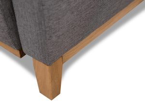 Miniaturka 3 - Sofa do Salonu szara drewniane nóżki ROSARIO