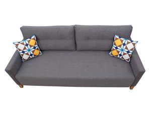 Miniaturka 4 - Sofa do Salonu szara białe tło widok z góry ROSARIO