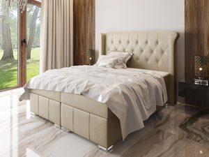 Miniaturka 8 - Szare Łóżko W Sypialni FRANK