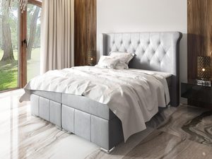 Miniaturka 11 - Szare Łóżko W Sypialni FRANK