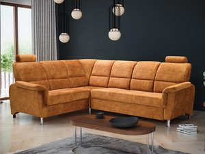 Miniaturka 12 - Narożnik z Funkcją Spania miodowy aranżacja ALEXIS