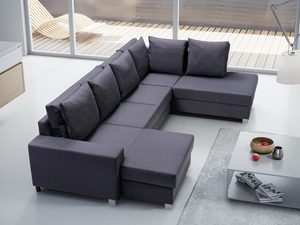 Miniaturka 9 - Narożnik w Kształcie U szary aranżacja HECTOR