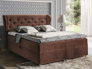 Miniaturka 5 - Łóżko Dwuosobowe Francuskie brązowe aranżacja LIMA