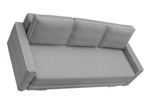 Miniaturka 4 - Sofa Rozkładana 2 Osobowa szaro-biała widok z góry DOLORES B