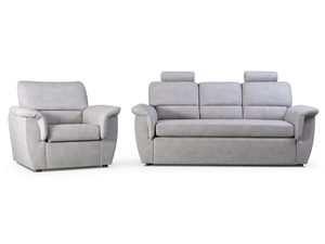 Miniaturka 4 - Wygodny Fotel + kanapa białe tło ALEXIS