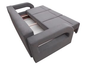 Miniaturka 4 - Kanapa szara rozkładana pojemnik VITO