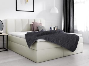 Miniaturka 3 - Łóżko kontynentalne kremowy aranżacja CAMEA