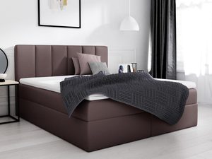 Miniaturka 5 - Łóżko kontynentalne brązowy aranżacja CAMEA