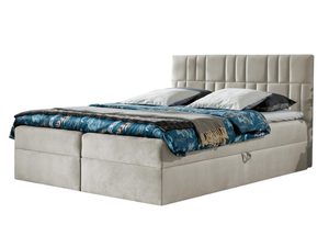 Miniaturka 11 - Łóżko kontynentalne beżowe białe tło PRINCE 3