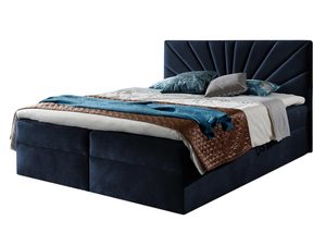 Miniaturka 5 - Łóżko kontynentalne granatowe białe tło PRINCE 4