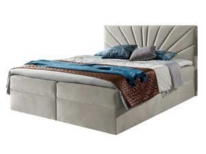 Miniaturka 3 - Łóżko kontynentalne beżowe białe tło PRINCE 4