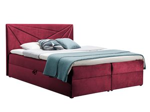 Miniaturka 3 - Łóżko kontynentalne czerwone białe tło PRINCE 5