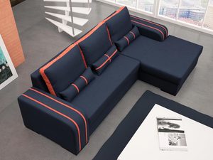 Miniaturka 4 - Rozkładany narożnik z poduszkami widok z góry aranżacja GRACE