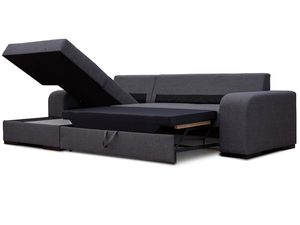 Miniaturka 4 - Narożnik z pojemnikiem na pościel otwarty LUCY