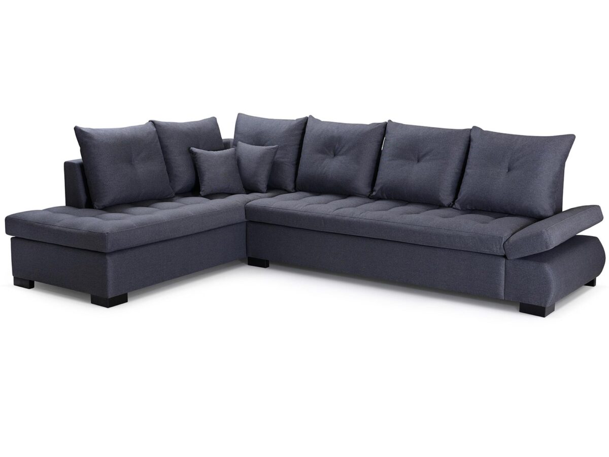 Wygodny narożnik z poduszkami NAOMI