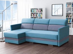 Miniaturka 6 - Narożnik Turkusowy z Funkcją Spania aranżacja VICTOR