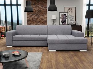 Miniaturka 7 - Narożnik z szerokim siedziskiem szary aranżacja JACOB