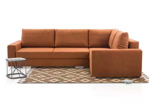 Miniaturka 11 - Wygodny Narożnik brąz aranżacja TAYLOR