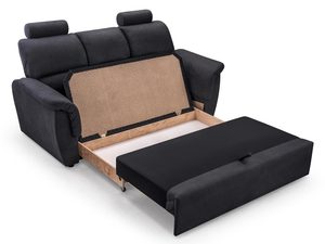Miniaturka 6 - Nowoczesna Sofa do Salonu rozłożona pojemnik ALEXIS III Osobowa