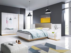 Miniaturka 2 - Łózko z pojemnikiem 160 aranżacja CLEOPATRA