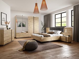 Miniaturka 3 - Meble do sypialni dąb artisan CLEOPATRA