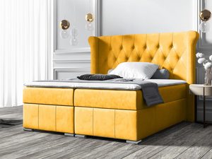 Miniaturka 3 - Szare Łóżko W Sypialni FRANK