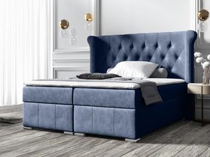 Miniaturka 5 - Szare Łóżko W Sypialni FRANK