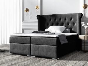 Miniaturka 7 - Szare Łóżko W Sypialni FRANK