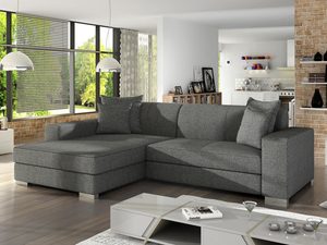 Miniaturka 12 - Rozkładany Narożnik szary aranżacja CAMILO