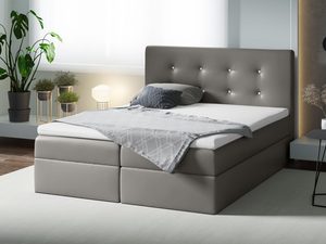 Miniaturka 4 - Łóżko Do Sypialni Tapicerowane Mezi szare aranżacja