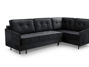 Miniaturka 14 - Narożnik czarny marszczenia białe tło ALEX NEW 2021