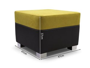 Miniaturka 8 - Nowoczesna Pufa wymiary JUSTINE