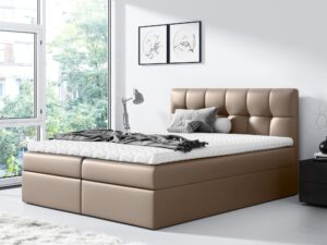 Miniaturka 6 - Łóżko kontynentalne cappucino aranżacja PEARL