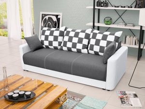 Miniaturka 10 - Sofa Młodzieżowa do Pokoju szaro-biała aranżacja JOVEN