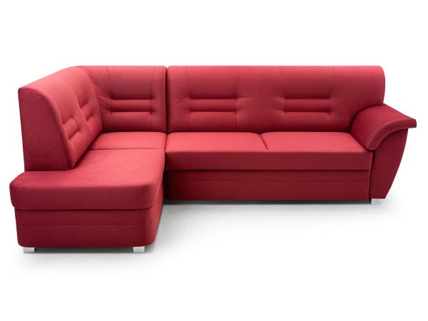 Czerwony Narożnik z Pojemnikiem IRENE