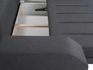 Miniaturka 2 - Narożnik z Pufą i Schowkiem otwarty ANDREW