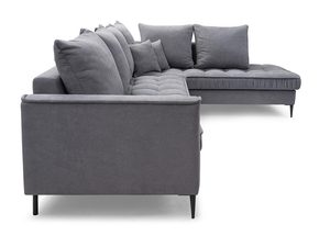 Miniaturka 2 - Narożnik w Stylu Skandynawskim szary profil VICTORIA