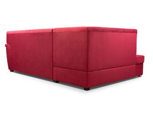 Miniaturka 5 - Czerwony Narożnik z Pojemnikiem tył IRENE