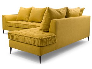 Miniaturka 9 - Narożnik w Stylu Skandynawskim żółty białe tło VICTORIA