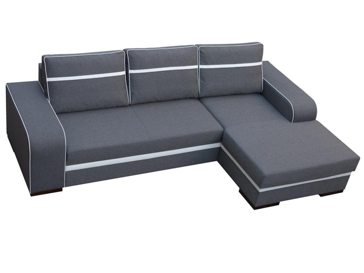 Nowoczesny narożnik z poduszkami SUSAN