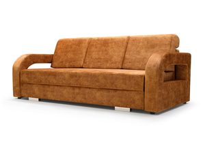 Miniaturka 10 - Sofa rozkładana z pojemnikiem białe tło LUCIANO