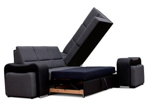 Miniaturka 3 - Narożnik szaro-czarny pojemnik rozłożony STANLEY